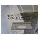 Granite Vanity Top w/Sink 22"x31"