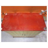 Rolling Shop Storage/Table 15"x30"x34"