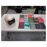 Vintage Helmet & Books