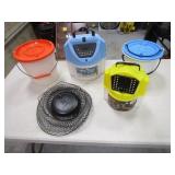 Bait Buckets & Fish Cage