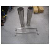 Semi 36" Grab Handles & 6 1/2"x32" Exhaust Tips
