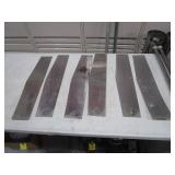 (6) 24" SS Semi Mudflap Plates