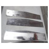 (6) 24" SS Semi Mudflap Plates