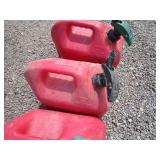 (3) 5gal Gas Jugs