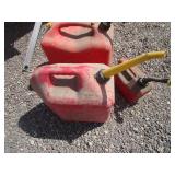 (2) 5gal (1) 1gal Gas Jugs