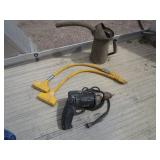 1/2" Porter Cable Electric Drill, (2) Extension Chord 3 Way Splitters, Oil Can