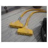 1/2" Porter Cable Electric Drill, (2) Extension Chord 3 Way Splitters, Oil Can