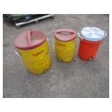 (3) Drink Coolers/Dispensers (2) 5gal (1) 10gal