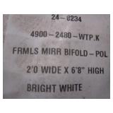 (2) Bi-Fold Closet Doors 24"x30"