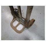 Vintage Vise & 2 Wheel Hand Cart