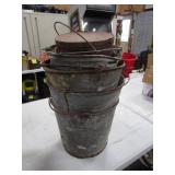 Vintage Lanterns & Buckets