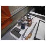 Saws & Misc Oils & Chemicals