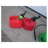 Fertilizer Spreader, Weed Sprayer, Gas Jugs