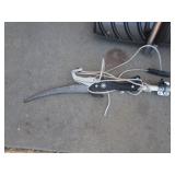 Roof Snow Shovel, Tree Pruning Saw, Garbage Can