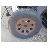 Spare Pickup Wheel 5 1/2" BC & 265/75R17 Tire