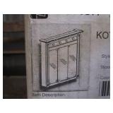 (1) 36" Bathroom Vanity Cabinet/Mirror/Light