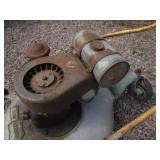 Vintage Lawn Mower & Industrial Electric Vacuum