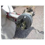 Vintage Lawn Mower & Industrial Electric Vacuum