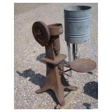 Vintage Oil Cans & Cream Separator Base