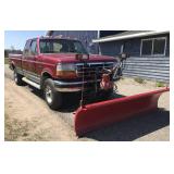 1996 Ford F250 4X4 With Plow