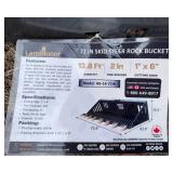 Landhonor 72" Rock Bucket (RB-14-72W)