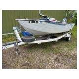 1996 Lowe Boat w/ Motor and Trailer