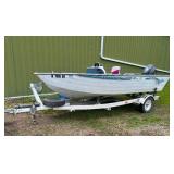 1996 Lowe Boat w/ Motor and Trailer