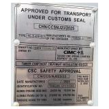 CICU7336863 / Sea Container with 2 Side Doors, 40HC, Single Trip