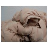 Queen 3 Piece Comforter Set - Peachy/Coral