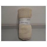 Waffle Weave Throw Blanket