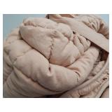 Queen 3 Piece Comforter Set - Peach/Coral