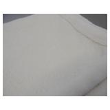 Cream Reversable Blanket