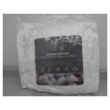 King Organic Cotton Gusseted Mattress Topper