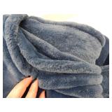 Twin Throw Blanket - Dark blue