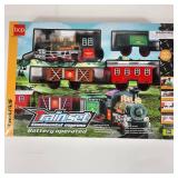 New Best Choice Products Train Set Continental Express Real Working Light Authentic Train Sounds Battery Operated