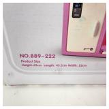 New Modern Kitchen Steam Water Light Sound Pink 3+ 42 Accessories Height 63cm Length 45.5cm Width 22cm