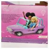 New Barbie Purple/Blue Jeep Some Damage To Box