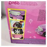 New Barbie Purple/Blue Jeep Some Damage To Box