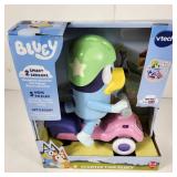 New Vtech Bluey Scooter Toy 2 Smart Sensors Follow Bluey