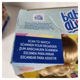 New Baby Alive Doll Nine Accessories Including Food Cup Diapers 3+ Some Damage To Box