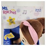New Ms. Rachel Speak & Sing Doll Communication Cognitive 20+ Phrases And Songs 3+