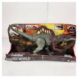 Jurassic World Spinosaurus Slice Attacking Lights Up Sound New Damaged Box