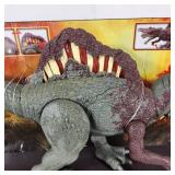 Jurassic World Spinosaurus Slice Attacking Lights Up Sound New Damaged Box