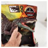 Jurassic World Spinosaurus Slice Attacking Lights Up Sound New Damaged Box