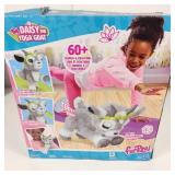 New FurReal Daisy The Yoga Goat 60+ Sounds And Reactions Toots Very Cute!!