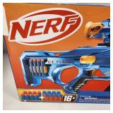 New Nerf Elite 2.0 Gun 8 Dart Rotating Drum Up To 90ft Detachable Barrel And Scope Great Fun!!