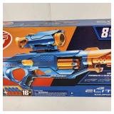 New Nerf Elite 2.0 Gun 8 Dart Rotating Drum Up To 90ft Detachable Barrel And Scope Great Fun!!