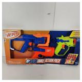 New Nerf N Series Triple Action Pack Damaged Package