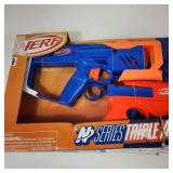 New Nerf N Series Triple Action Pack Damaged Package