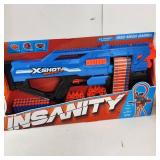 New Zuru XShot Insanity Mad Mega Barrel Motorized Rage Fire